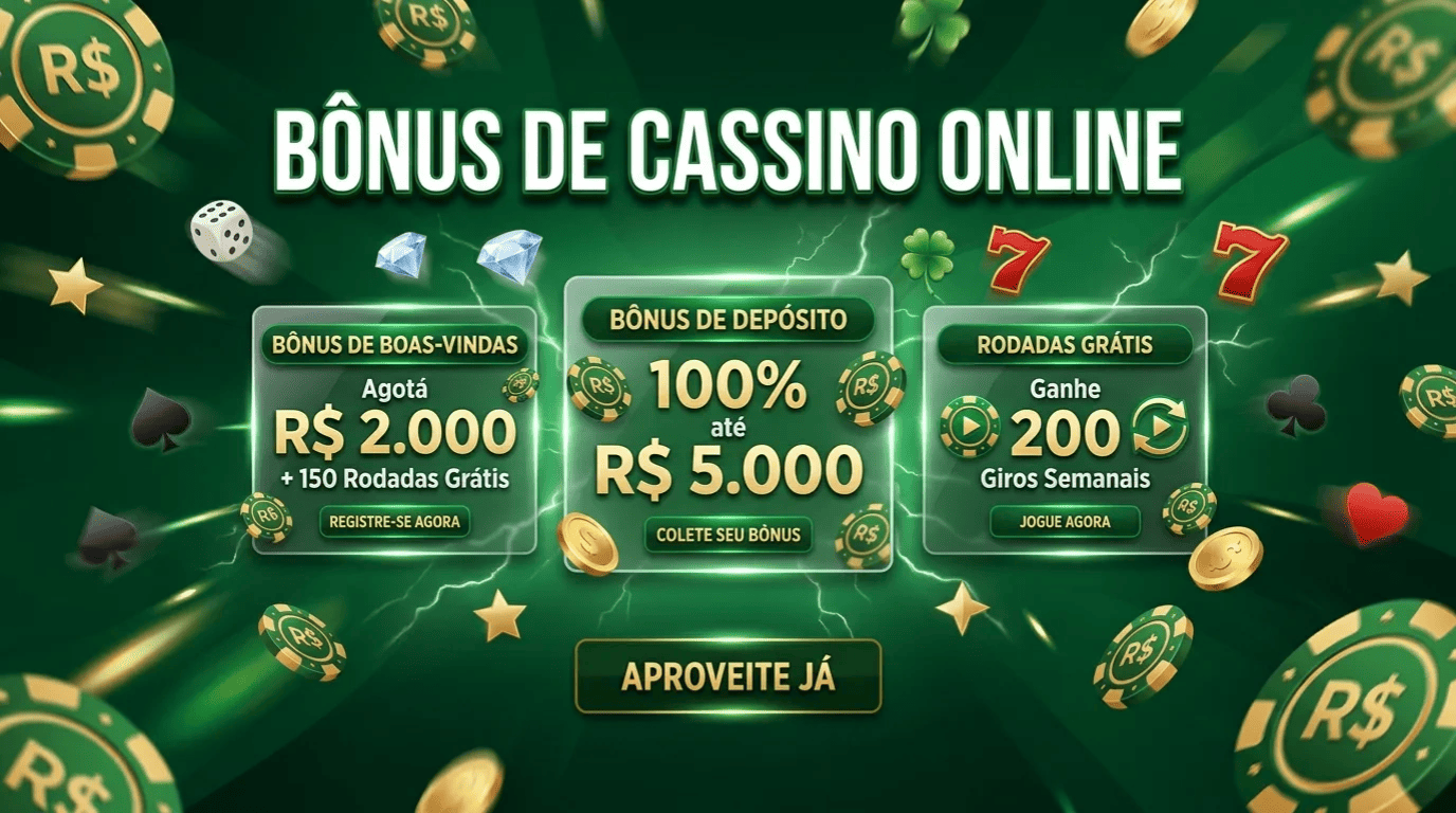 Bônus para jogadores em cassinos online brasileiros